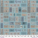 Palette Blue - 44" - 100% cotton - Tim Holtz