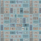 Palette Blue - 44" - 100% cotton - Tim Holtz