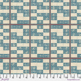 Palette Blue - 44" - 100% cotton - Tim Holtz