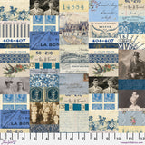 Palette Indigo - 44" - 100% cotton - Tim Holtz