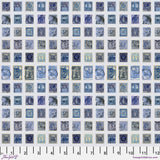 Palette Indigo - 44" - 100% cotton - Tim Holtz