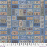 Palette Indigo - 44" - 100% cotton - Tim Holtz