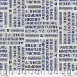 Palette Indigo - 44" - 100% cotton - Tim Holtz
