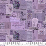 Palette Purple - 44" - 100% cotton - Tim Holtz