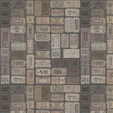 Palette Charcoal - 44" - 100% cotton - Tim Holtz