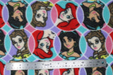 Disney Princess - 58/60" - 100% Polyester Fleece