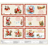 Santa's Friends - 36'' x 44'' - 100% cotton
