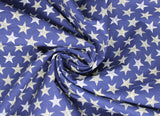 Stars on Navy - 44/45" - 100% Cotton