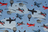 Dig Multi Airplanes - 44/45" - 100% Cotton