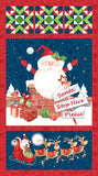 Santa Stop Here - 44/45" - 100% Cotton
