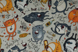 Whiskers & Wine - 44/45" - 100% Cotton