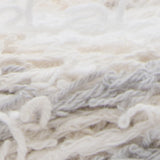 Scrub Off yarn swatch in shade linen (whites and greys)