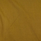 Square swatch Solid Broadcloth fabric in shade brass (pale burnt mustard)