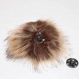 Faux fox (long hair) pom pom (back)