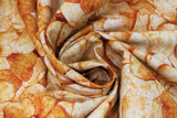 Swirled swatch Chips fabric (realistic look potato chip collage fabric)