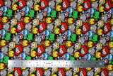 Flat swatch Marvel's Avengers cartoon avengers printed fabric