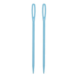 2 plastic yarn needles size 2.75" out of packaging