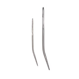 2 bent tip steel yarn needles in assorted sizes out of packaging
