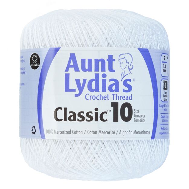 Crochet Cotton - #10 - 400y - Aunt Lydia's