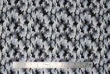 Flat swatch small camo print grey (white, light grey, dark grey, black camo pattern small/medium size)