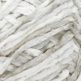 White (white, ivory, cream) swatch of Bernat Crushed Velvet