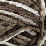 Taupe (taupe, tan, cream) swatch of Bernat Crushed Velvet