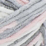 Baby Grays (greys, pink, white) swatch of Bernat Baby Blanket