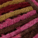 Plum Chutney (magenta, burgundy, brown, tan) swatch of Bernat Blanket