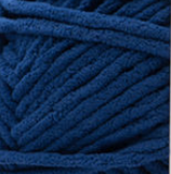 Lapis (bright blue) swatch of Bernat Blanket