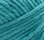 Aquatic (turquoise) swatch of Bernat Blanket