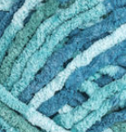 Tide Pool (turquoise, teal) swatch of Bernat Blanket