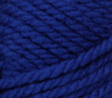 Swatch of Bernat Softee Chunky yarn in shade royal blue