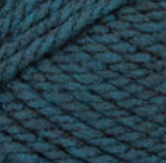 Swatch of Bernat Softee Chunky yarn in shade teal
