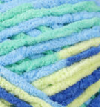 Surf Varg swatch of Bernat Blanket Brights
