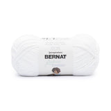 A ball of Bernat Softee Cotton yarn in shade Clear White (white)