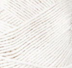 Off White swatch of Bernat Handicrafter Cotton