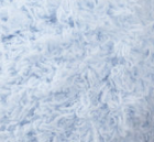 Swatch of Bernat Pipsqueak bulky snuggly texture yarn in shade baby blue