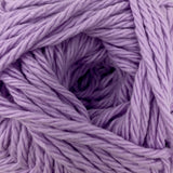 Orchid (bright light purple) swatch of Bernat Handicrafter Cotton (small, 50g ball)