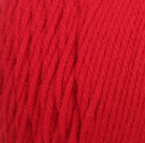 Swatch of Bernat Super Value yarn in shade berry (red/pink)