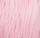 Swatch of Bernat Super Value yarn in shade baby pink