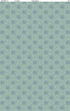 Pale Flowers fabric swatch (pale purple/grey fabric with drawn floral heads allover in purple and white outlines)
