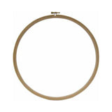Round wooden embroidery hoop size 14"