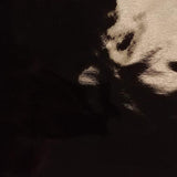 Square swatch wet look vinyl in shade black