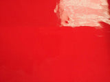 Square swatch wet look vinyl in shade red