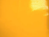 Square swatch wet look vinyl in shade gold/yellow