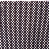 Black swatch of big mesh fabric