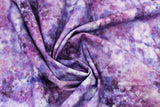 Swirled swatch Flowers fabric (marbled look purple and blue fabric with subtle flower shapes within/allover)