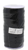 25m spool of 3/4" (20mm) wide elastic in black