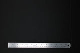 Flat swatch black satin fabric