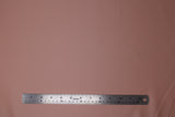 Flat swatch rose gold satin fabric